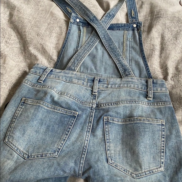 NWOT Free People Perfect Brady Denim Overalls - Picture 8 of 8